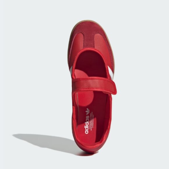 adidas Originals Samba Jane W Scarlet Gum Red Mary Women Strap Casual - Picture 5 of 6